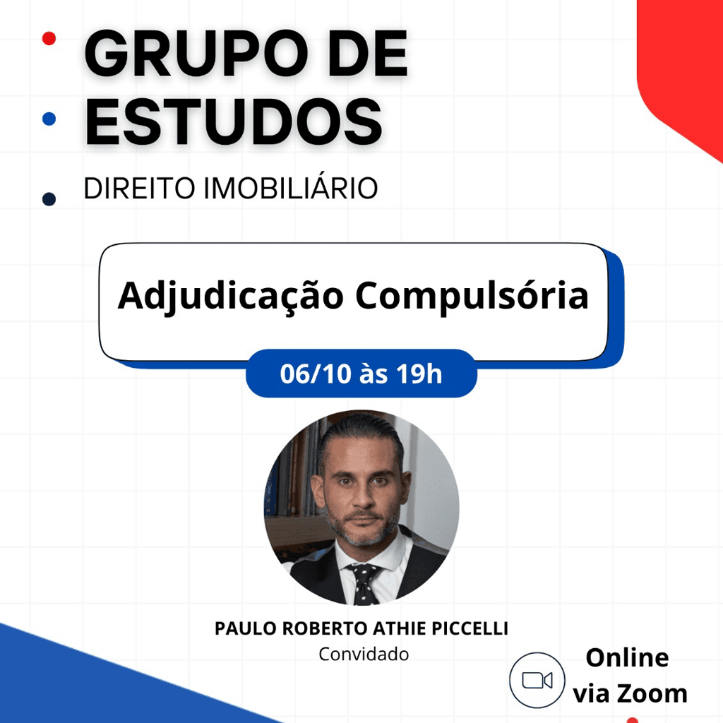 Grupo de Estudos DIREITO IMOBILIÁRIO: Adjudicação Compulsória