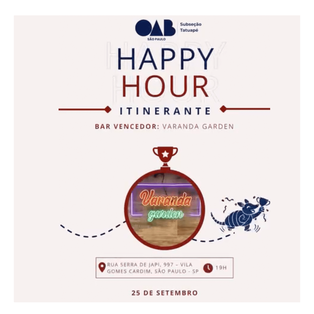 Happy Hour OAB Tatuapé